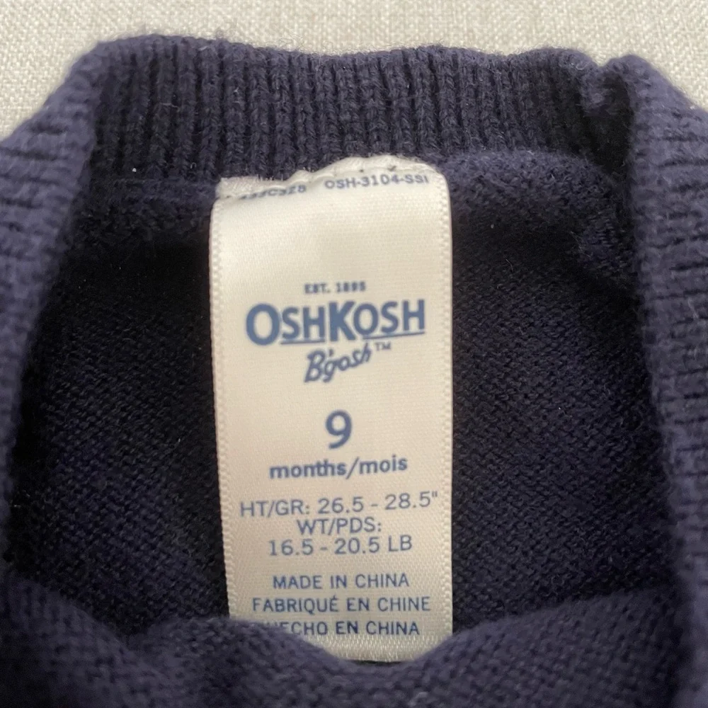 Oshkosh Love sweater 6-9 months